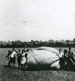 Réception de parachutages